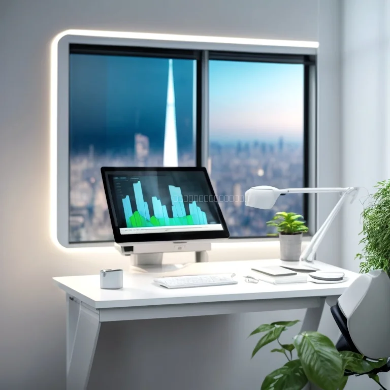 Dashboard der Nutzungsstatistik auf Tablet